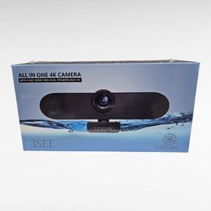 VDO360 3SEE All In One 4K Camera with 4 Mic Array and Dual Speakers